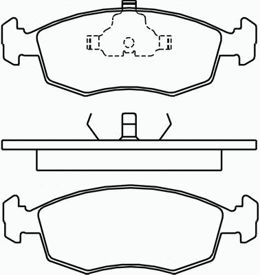 Тормозные колодки PAGID T1005
