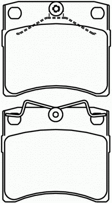 Тормозные колодки PAGID T5115