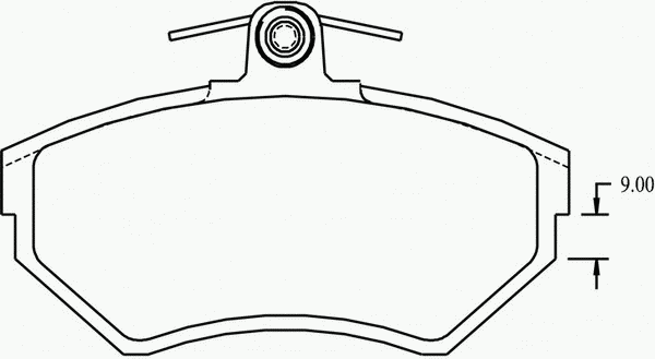 Тормозные колодки PAGID T5095