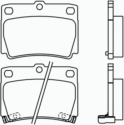 Тормозные колодки PAGID T1254