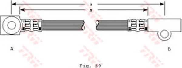 Тормозной шланг TRW PHD226