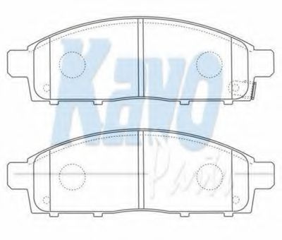 Тормозные колодки KAVO PARTS BP-5552