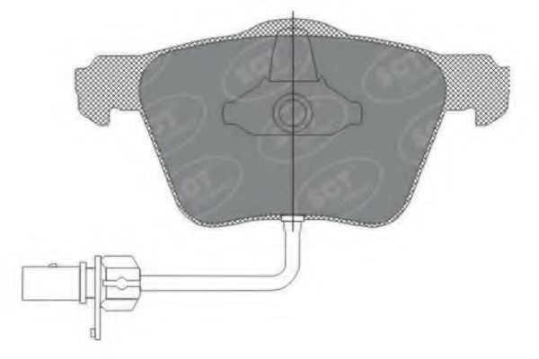 Тормозные колодки SCT SP 282