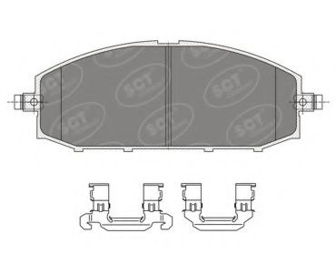 Тормозные колодки SCT SP 332