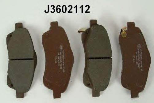 Тормозные колодки NIPPARTS J3602112