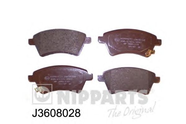 Гальмівні колодки NIPPARTS J3608028