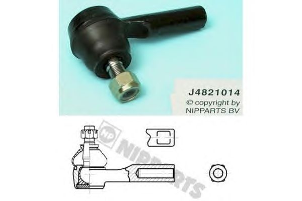 Наконечник рулевой тяги NIPPARTS J4821014