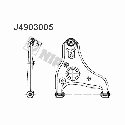 Рычаг подвески NIPPARTS J4903005