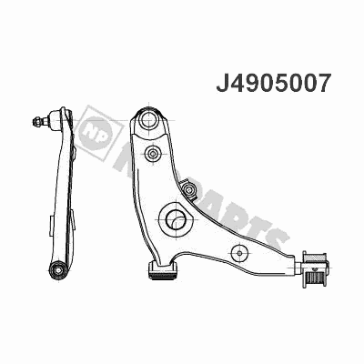 Рычаг подвески NIPPARTS J4905007