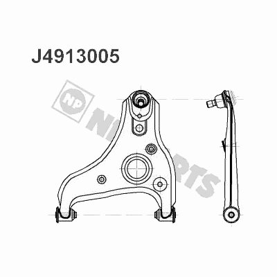 Рычаг подвески NIPPARTS J4913005