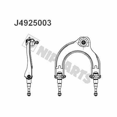 Рычаг подвески NIPPARTS J4925003