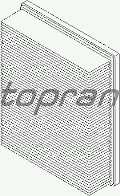 Воздушный фильтр TOPRAN 103 728