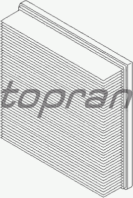 Воздушный фильтр TOPRAN 400 323