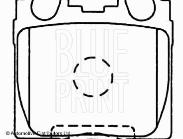 Тормозные колодки BLUE PRINT ADT342108