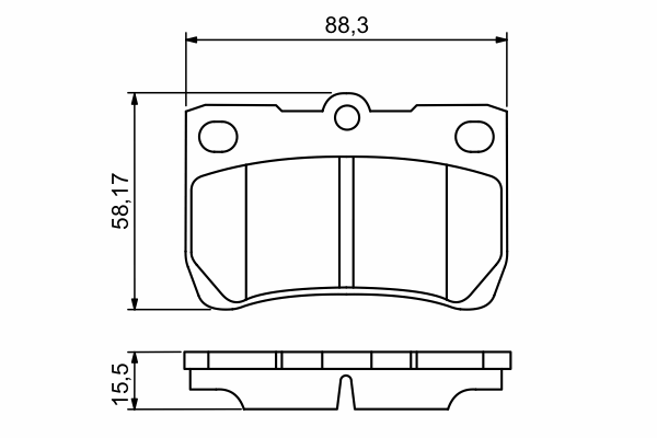 Тормозные колодки BOSCH 0 986 494 253
