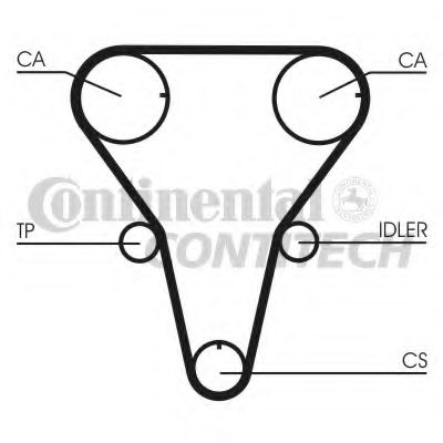 Ремень ГРМ CONTITECH CT1047