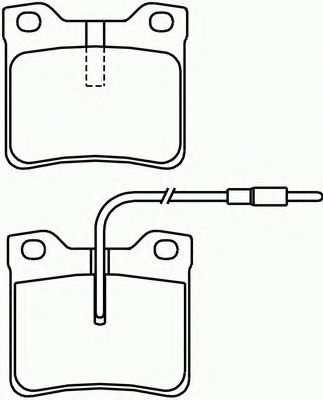 Тормозные колодки TEXTAR 2190403