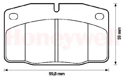 Тормозные колодки JURID 571276J