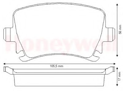 Тормозные колодки JURID 573158J