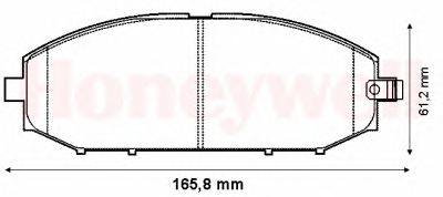 Тормозные колодки JURID 572448J