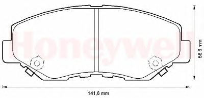 Тормозные колодки JURID 572504J