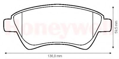 Тормозные колодки JURID 573124J