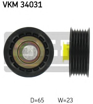 Направляющий / паразитный ролик поликлинового ремня SKF VKM 34031