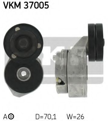 Натяжной ролик поликлинового ремня SKF VKM 37005