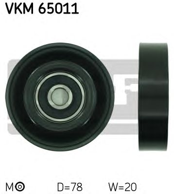 Натяжной ролик поликлинового ремня SKF VKM 65011