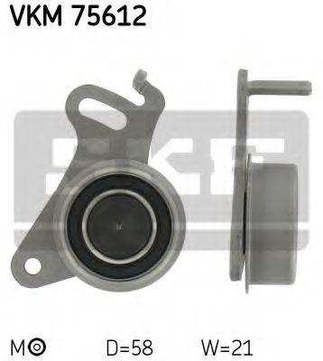 Натяжной ролик ремня ГРМ SKF VKM 75612