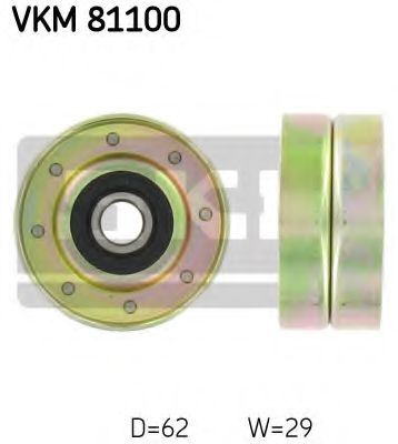 Направляющий / паразитный ролик ремня ГРМ SKF VKM 81100