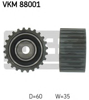 Направляющий / паразитный ролик ремня ГРМ SKF VKM 88001