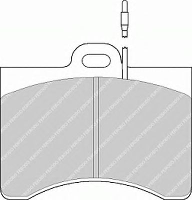Тормозные колодки FERODO FDB126