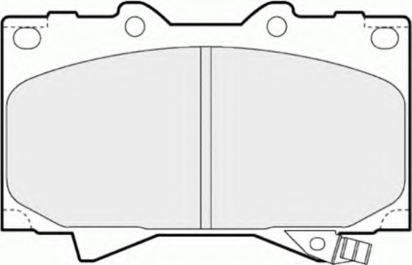 Тормозные колодки FERODO FDB1456