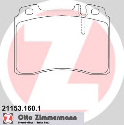 Тормозные колодки ZIMMERMANN 21153.160.1