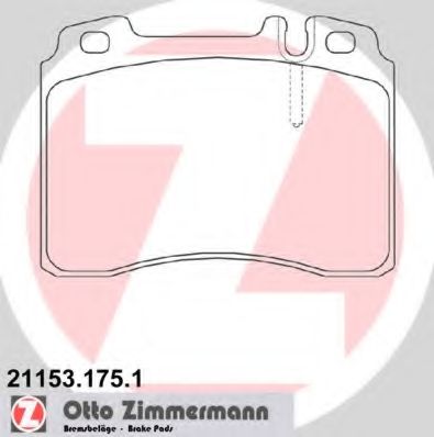 Тормозные колодки ZIMMERMANN 21153.175.1