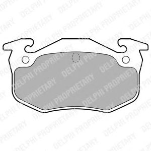 Тормозные колодки DELPHI LP699