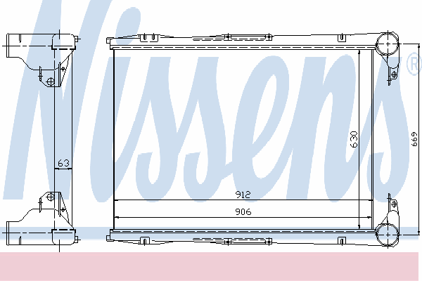 Интеркулер NISSENS 96968