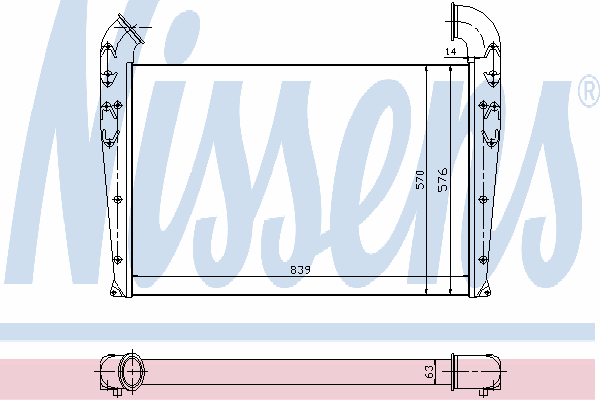 Интеркулер NISSENS 96992