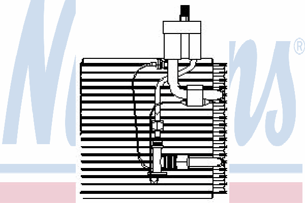 Испаритель кондиционера NISSENS 92041