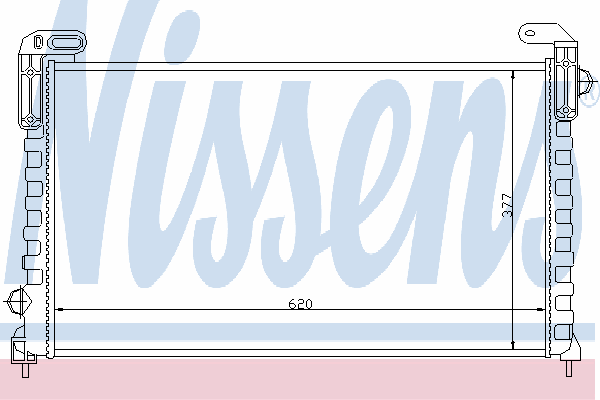 Радиатор охлаждения NISSENS 63945