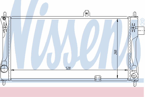 Радиатор охлаждения NISSENS 632421