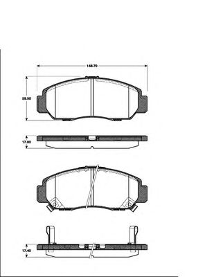 Тормозные колодки NK 222637