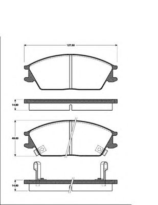 Тормозные колодки NK 223403