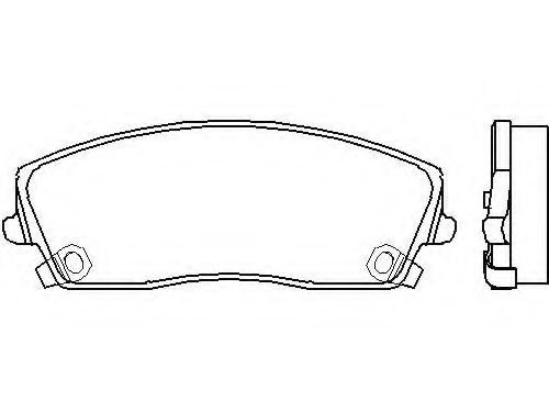 Тормозные колодки PAGID T1504