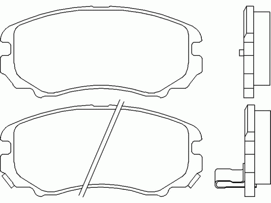 Тормозные колодки PAGID T1412