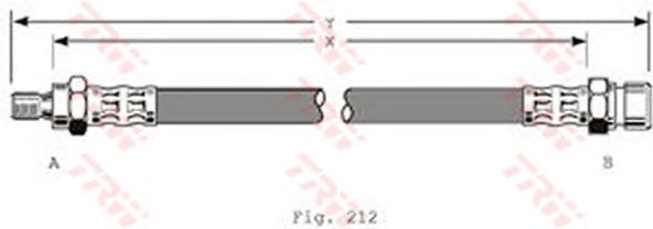 Тормозной шланг TRW PHB311