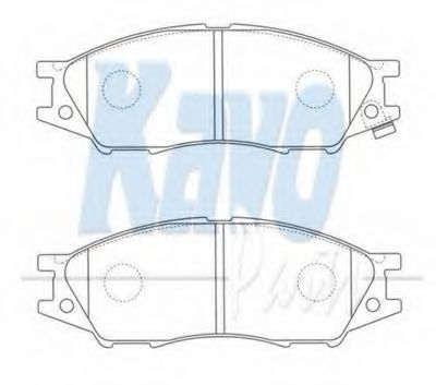 Тормозные колодки KAVO PARTS BP-6597