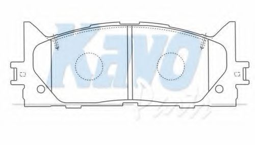 Тормозные колодки KAVO PARTS BP-9105