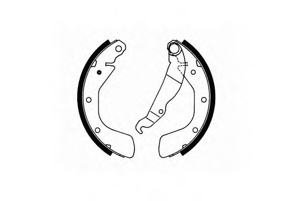 Тормозные колодки ручника SCT SS 519